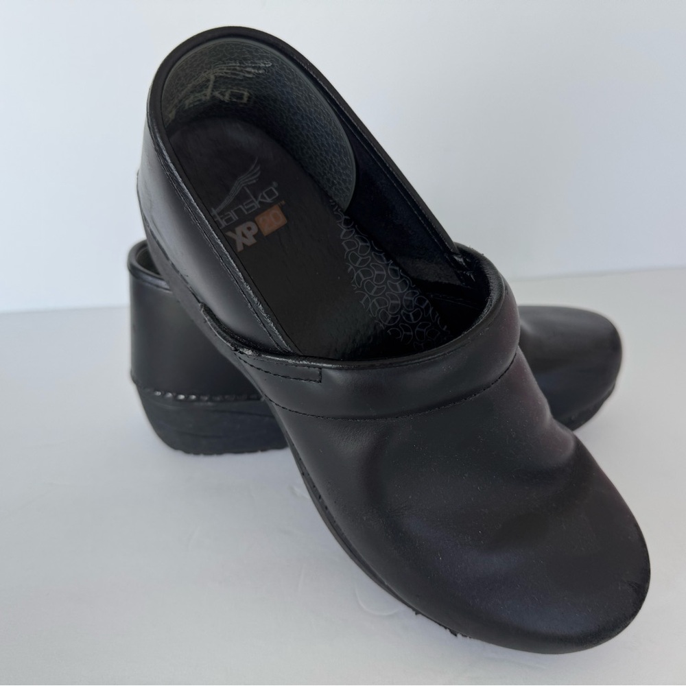 Dansko Black Slip-On Clogs XP 2.0